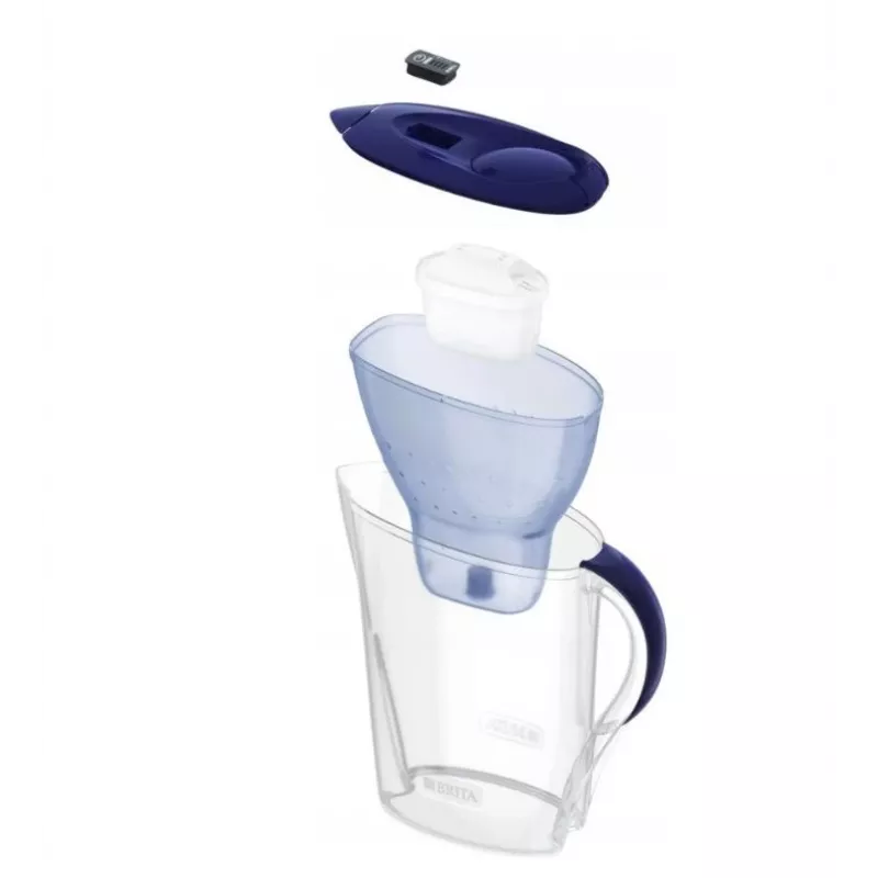 Dzbanek filtrujący wodę BRITA Marella 2,4 L z 3 wkładami Pure Performance, Maxtra Pro, niebieski