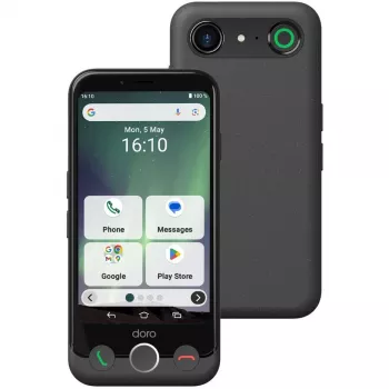 Smartfon Doro Aurora A10 4.5 cala 4GB 64GB Czarny