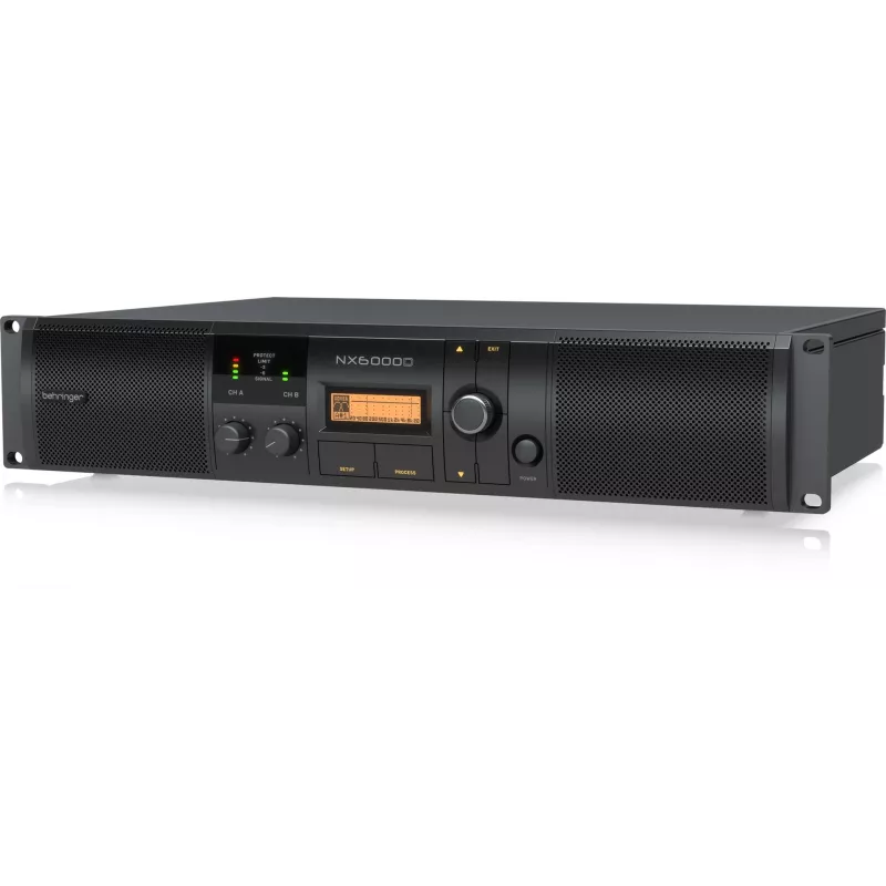 Behringer NX6000D wzmacniacz audio 2.0 kanały Domowy Czarny