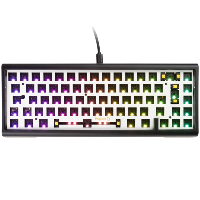 Klawiatura Ducky Tinker 65 Barebone Gaming USB Niemiecka Czarna