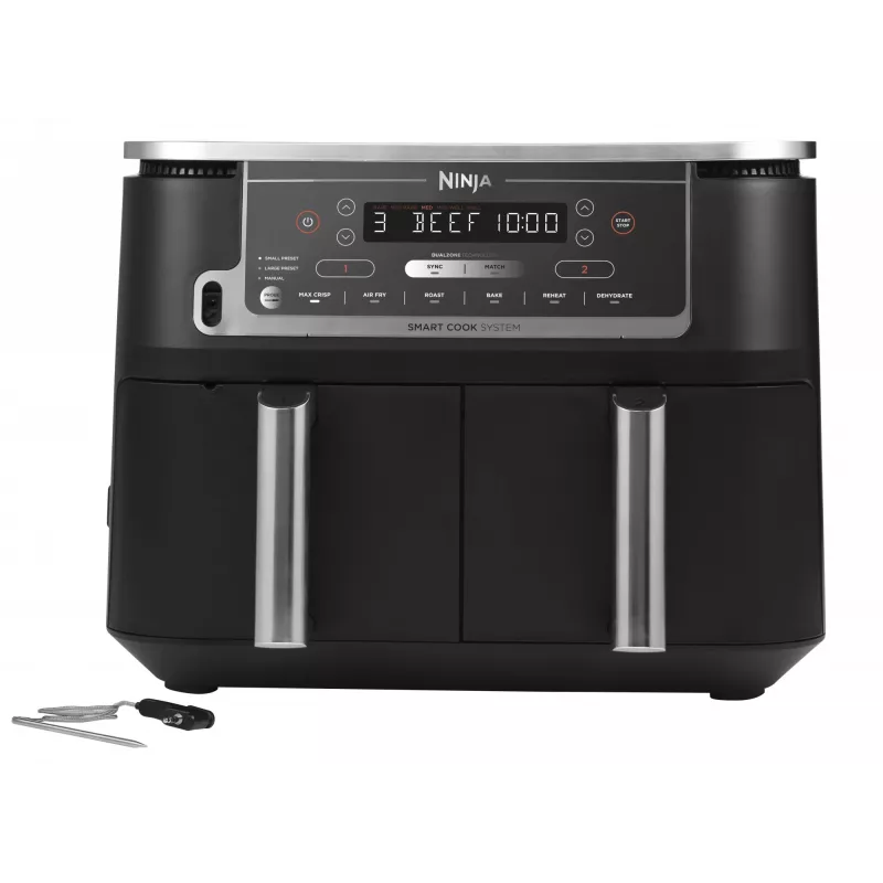 Frytownica Ninja AF451EU Single 9,5 L 2470 W Gorące powietrze Czarny