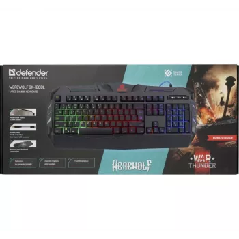 Klawiatura gamingowa Defender WEREWOLF GK-120DL