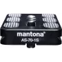 Walimex Mantona Quick Release Plate Arca Swiss, 70 mm czarny (1021463)