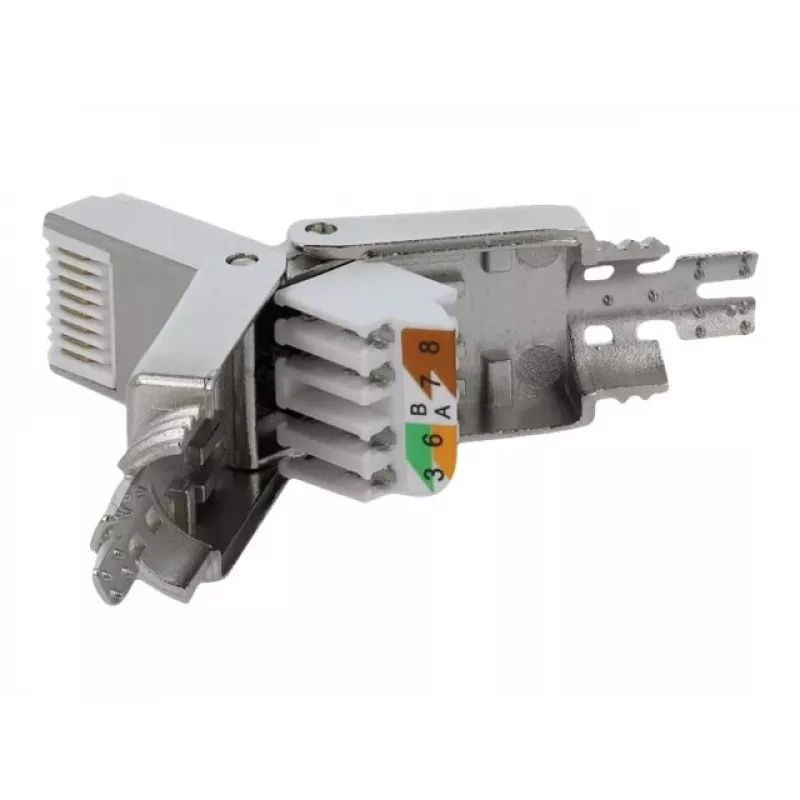 Złącze przewodowe DeLOCK 86477 RJ-45 Szare