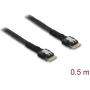 Kabel DELOCK PCIe 4.0 cienki SAS SFF-8654 4i 0,5 m