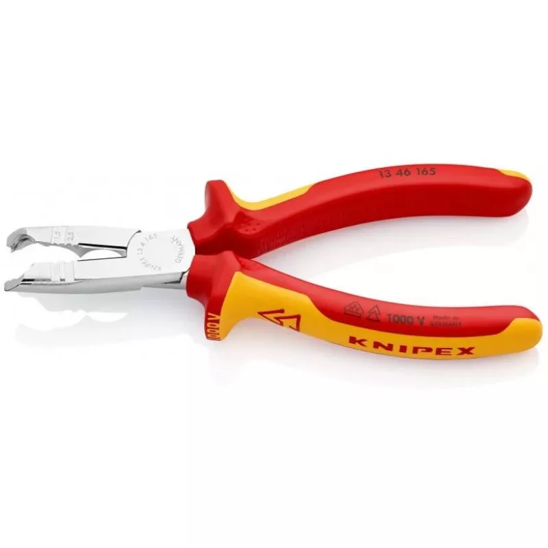 Knipex 13 46 165 ściągacz izolacji czerwony, żółty