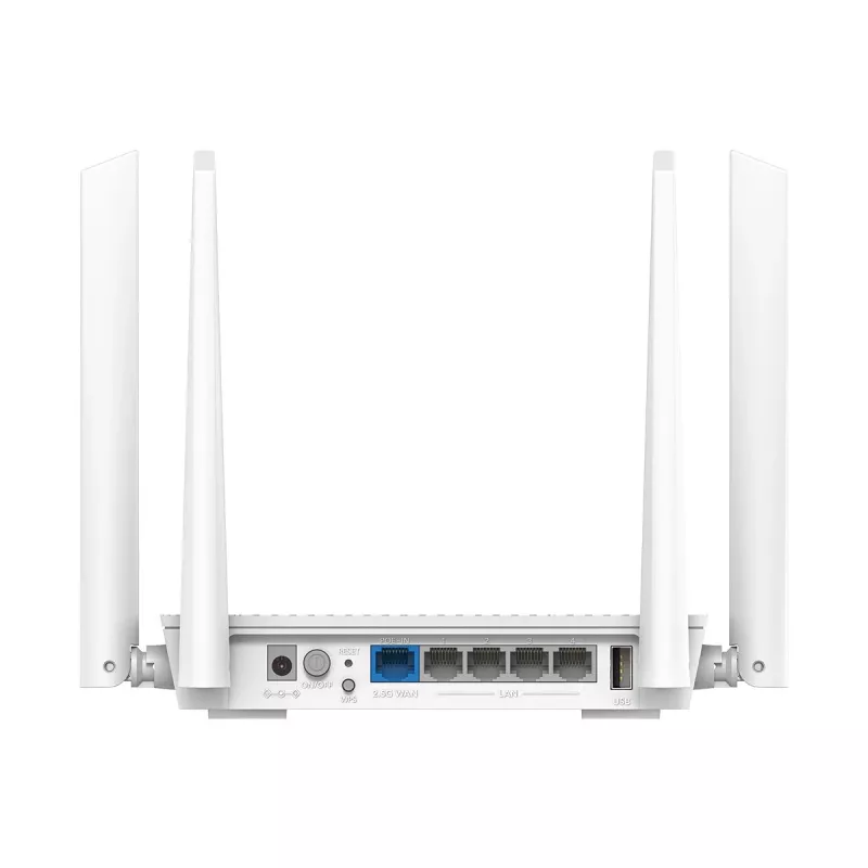 Cudy WR3000P stacjonarny router bezprzewodowy Wi‑Fi 6 dwupasmowy 2,4/5 GHz, 2,5 Gigabit Ethernet, 3 porty LAN, biały