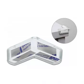 Ochrona krawędzi samoprzylepna DeLOCK 40 x 40 x 13 mm przezroczysta