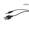 2-drożny głośnik PC Audiocore AC870 B — 3 W RMS, przewodowe zasilanie USB, wejście 3,5 mm, kanały 2.0