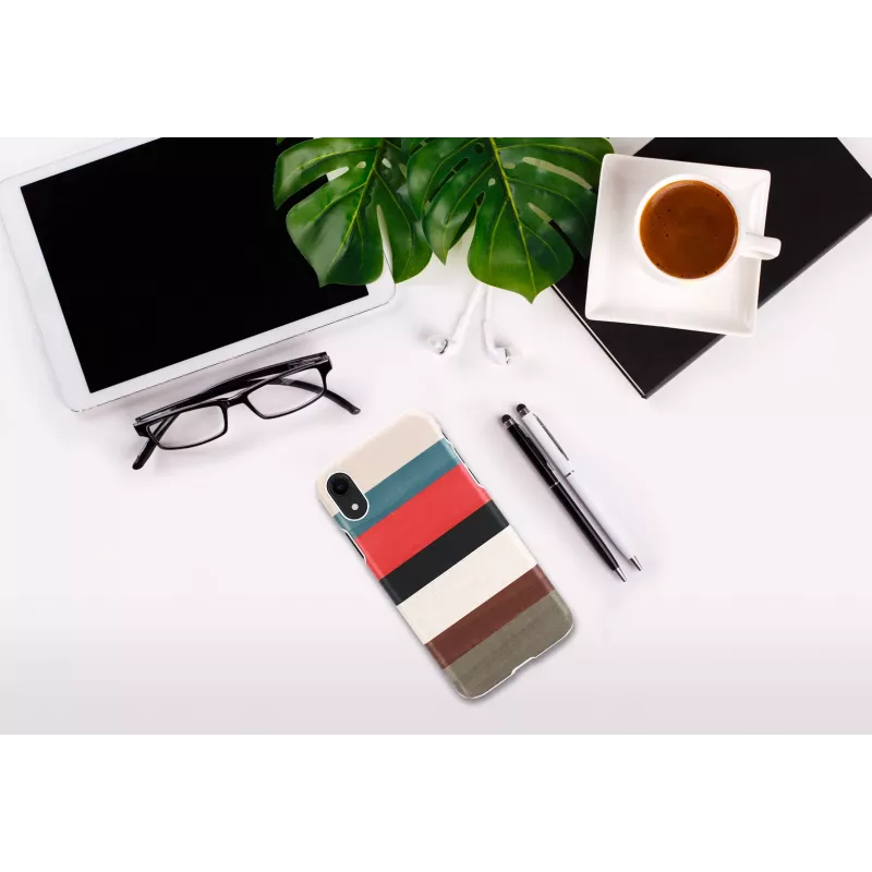 Etui na smartfona man and wood do iPhone XR — koralowa biel, obudowa ochronna