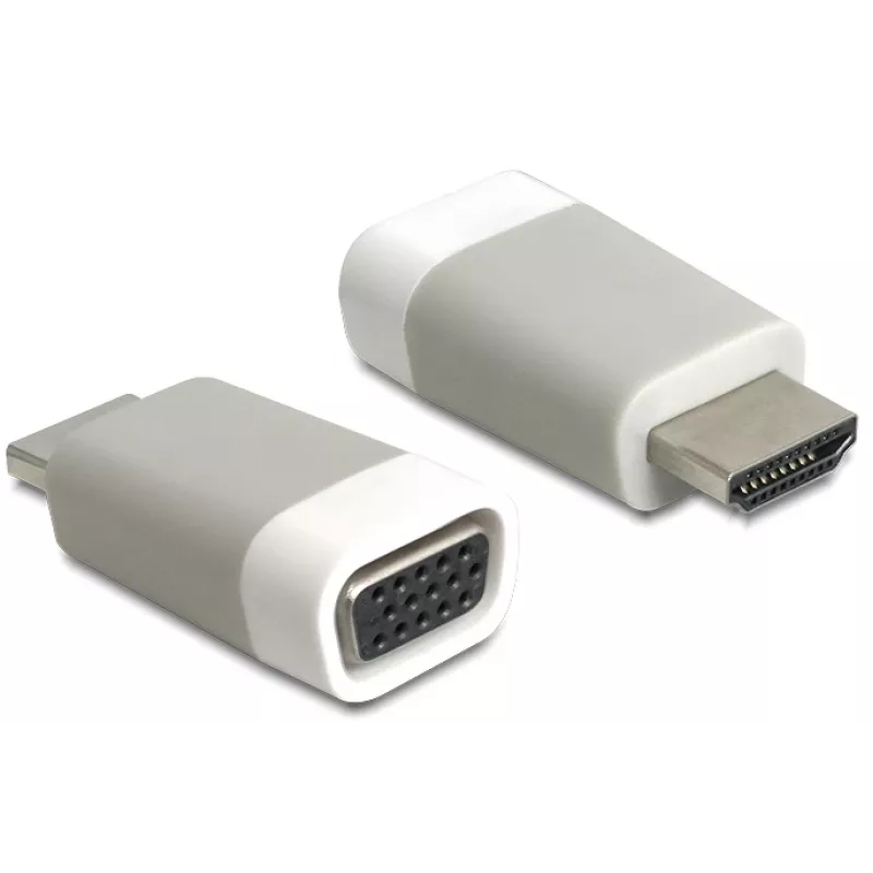 Adapter przejściówka kablowy HDMI-A VGA DeLOCK 65472