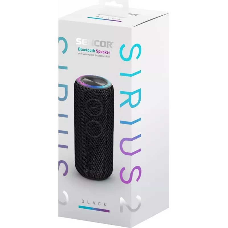 Głośnik Bluetooth SIRIUS 2 Czarny Moc 20W