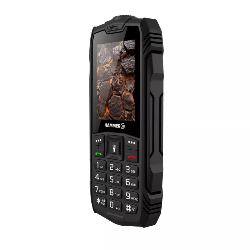 Hammer ROCK LTE | Czarny | 2,4 cala | IPS | 48 MB | 128 MB | Dual SIM | 3G | Rozdzielczość aparatu głównego 2 MP | 3000 mAh