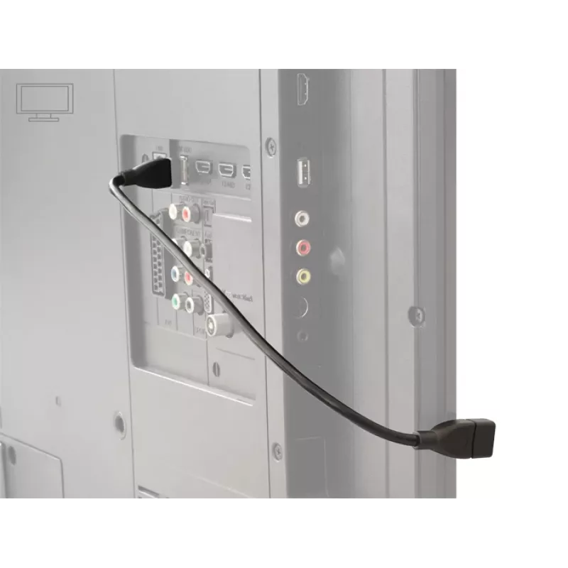 Kabel USB DeLOCK 35cm USB 2.0 83498 Czarny