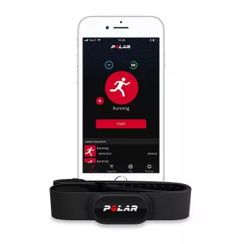 Polar H10 Rozmiar M-XXL - Monitor pracy serca do telefonu komórkowego, GPS-Uhr, Activity Tracker - Czarny (92075957)