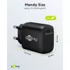 Goobay 65367 Ładowarka sieciowa do laptopów, smartfonów, tabletów – czarna