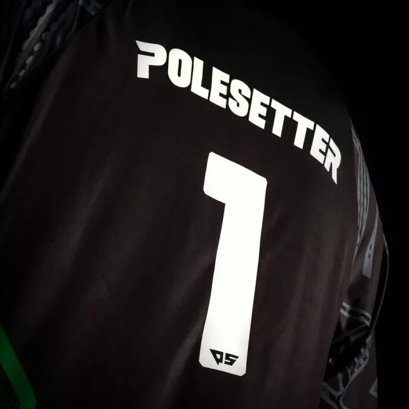 Koszulka do simracingu Polesetter ONE zielona - S