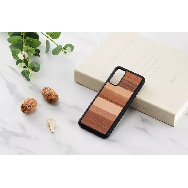 Etui na telefon man and wood Galaxy S20 czarne — ochronna obudowa na plecki do Samsung Galaxy S20