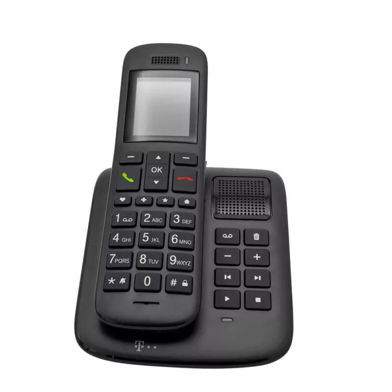 Telekom Sinus A 32 telefon DECT identyfikacja dzwoniącego Ebony