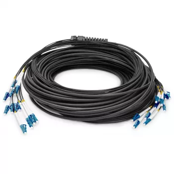 Digitus Pre-assembled Fiberglass Universal Breakout kabel 12 Fibers LC/UPC 50m