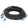 Digitus Pre-assembled Fiberglass Universal Breakout kabel 12 Fibers LC/UPC 50m
