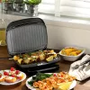 Kompaktowy grill elektryczny Petra PT4366GRYDEKFDIR z powierzchnią nieprzywierającą