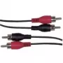 Kabel Audio Schwaiger CIK5125 10m 2xRCA Męski Czarny