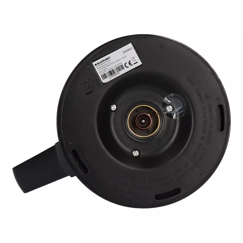 Czajnik elektryczny BLAUPUNKT EKD601, 1,7 L, 2200 W, regulowana temp. 40–100 °C, czarny, stal nierdzewna