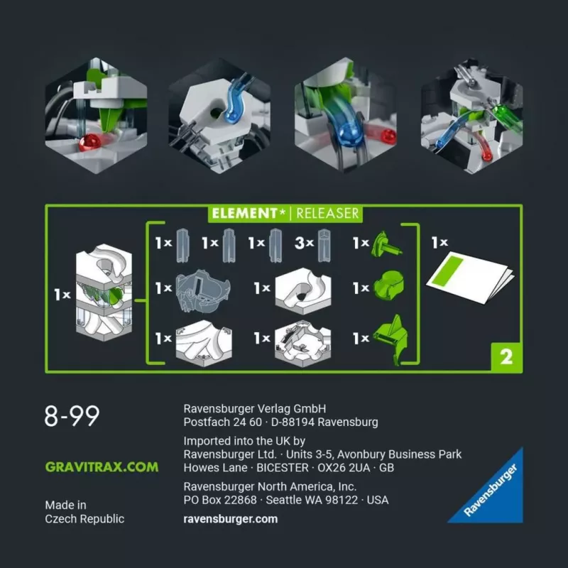 Ravensburger GraviTrax PRO Element Releaser zabawkowy tor kulkowy (27486)