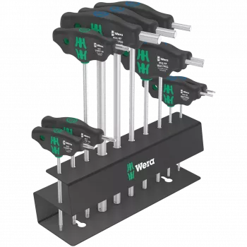 Wera Bicycle Set 6 klucz z uchwytem T, 10 elementów, w pudełku do przechowywania (05004174001)
