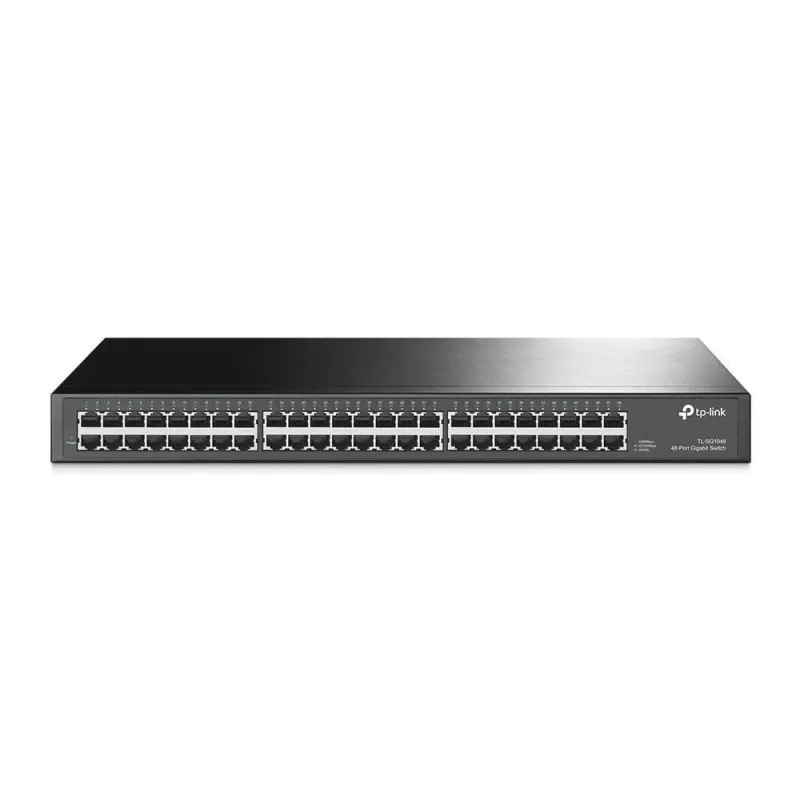 TP-Link TL-SG1048 Niezarządzalny Gigabit Ethernet (10/100/1000) 1U Czarny