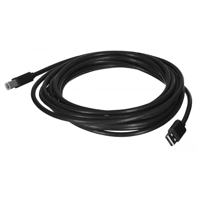 Kabel USB UNITEK Y-C421GBK 5 m USB 2.0 USB A USB B Czarny