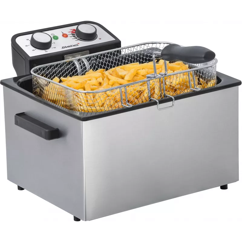 Frytkownica Steba DF 300 Double 5 L 3000 W Czarna Stal Nierdzewna