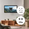 Uchwyt ścienny do telewizora i monitora Maclean MC-416 13-32 30 kg odchylany obrotowy maks. VESA 100x100 czarny malowanie proszkowe LED OLED LCD uniwersalny wspornik