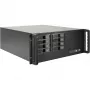 Obudowa rack INTER-TECH IPC 4U-4508 Czarny — 4U obudowa serwerowa/PC, do montażu w szafie