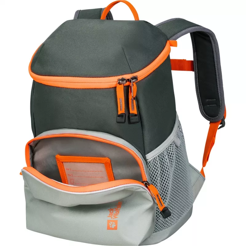 Jack Wolfskin Erlebnis Pack Plecak - Zielony/Pomarańczowy, 11 L