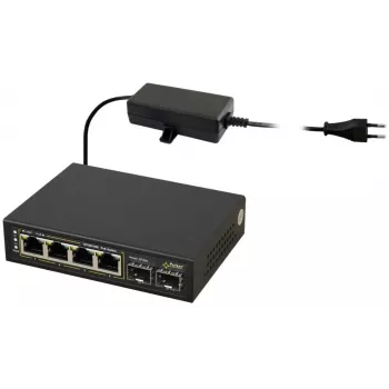 PULSAR przełącznik POE SFG64 4-portowy z 2 uplinkami SFP