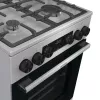 Gorenje GKS5C71XF Wolnostojąca kuchenka z piekarnikiem Srebrny