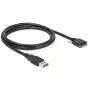 Kabel USB DeLOCK 1m USB 3.0 USB 3.2 Gen 1 Micro-USB B Czarny
