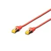 Kabel sieciowy Digitus CAT 6A S/FTP RJ-45 Cat6a 2m Czerwony