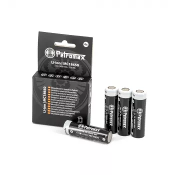 Akumulatory Li-Ion 18650, 3450 mAh, zestaw 4 szt. (do LED-Laterne Petromax LM500)