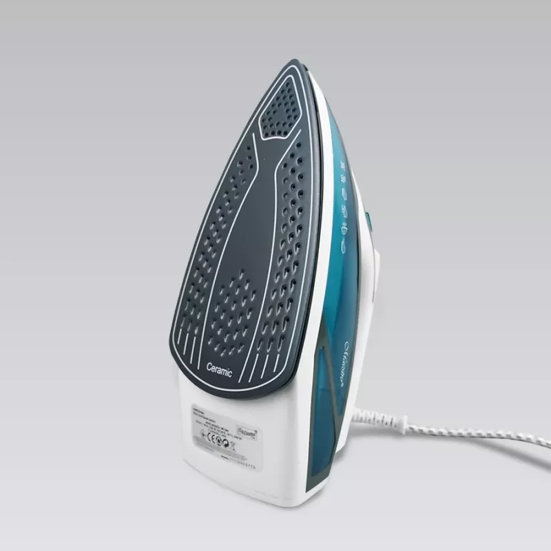 Żelazko parowe Maestro MR-304C, 2200W, biało-niebieskie — żelazko parowe do użytku domowego