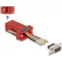 DeLOCK D-Sub 9 pin female to RJ45 female Assembly Kit czerwony VGA RJ-45