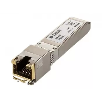 D-Link SFP+ 10GBASE-T miedź transceiver, miedź, 10000 Mbit/s, SFP+, T, 30 m, 10 Gigabit Ethernet