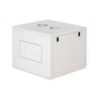 Szafka rackowa naścienna 19 cali DIGITUS Dynamic-N DN-37106 — 9U, 600x600 mm, IP20, zamek na klucz