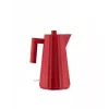 Alessi MDL06 B Plisowany Czajnik Elektryczny, Czarny Wtyk Euro