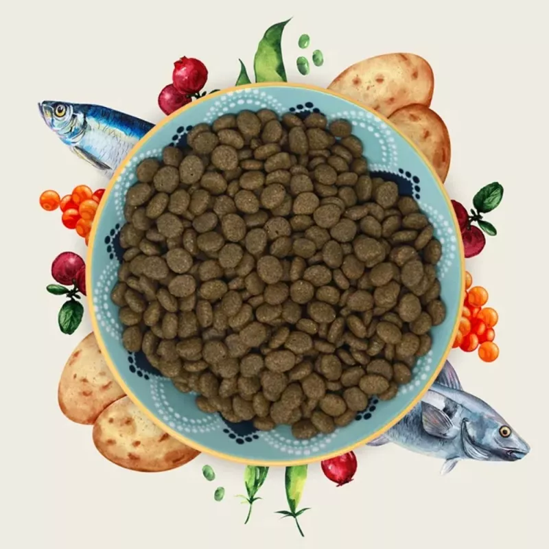 EDEN Biały Fish with Herring Caviar - sucha karma dla kota - 1,5 kg