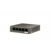 Przełącznik sieciowy TENDA TEG1105P-4-63W-EU, 5x Gigabit RJ-45, 4x PoE (57,8 W łącznie), 10 Gbit/s przełączanie
