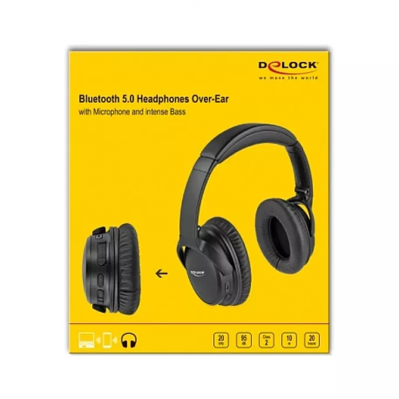 Zestaw słuchawkowy DeLOCK Bluetooth 5.0