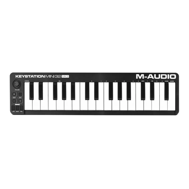 M-AUDIO Keystation Mini 32 MK3 Klawiatura MIDI 32 klawisze USB Czarny, Biały